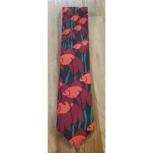 Fish Necktie World Wildlife Fund Featuring Artwork By Tom Taylor